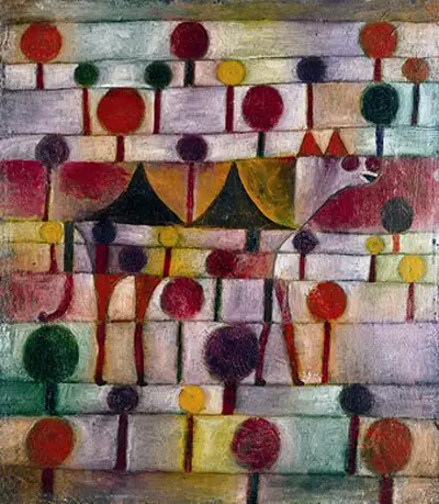 Camel (in Rhythmic Landscape with Trees) Paul Klee
